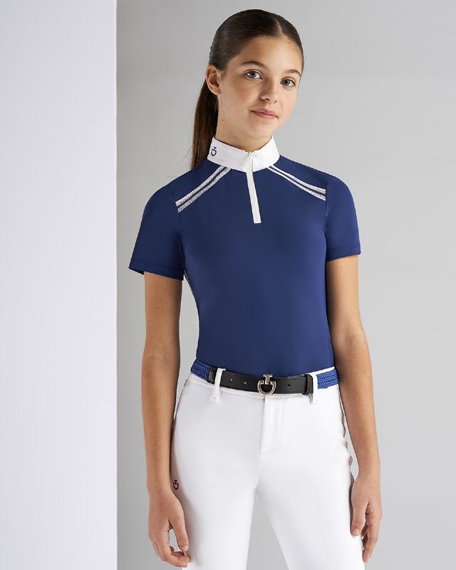 CT ELASTIC BAND POLO - electric blue