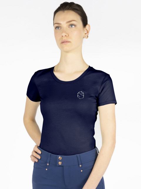 SAMSHIELD Damen T-Shirt AXELLE Holographic Blazon