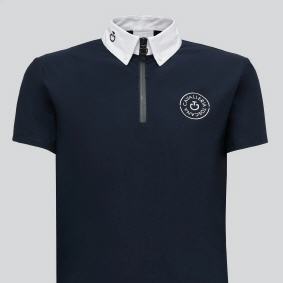 CAV. TOSCANA Jungen Reitshirt JERSEY ZIP (POOO107)