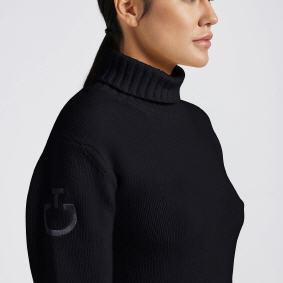 CAV.TOSCANA Damen OVERSIZE Rollkragenpulli -MAD143