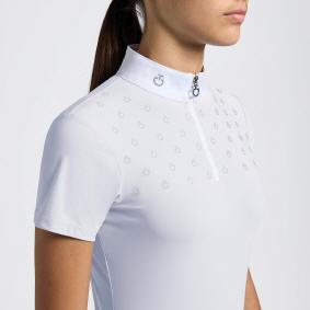 CAV. TOSCANA Mädchen Reitshirt LOGO PRINT (CAA045)