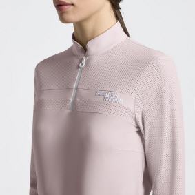 Cav. Toscana Damen Poloshirt PERFORATED LS- POD402