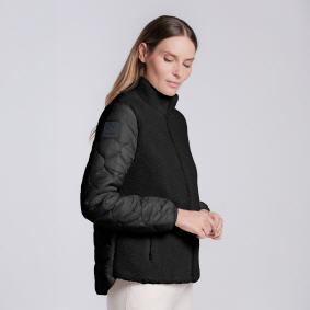 CAV.TOSCANA DamenTeddyfleece-Nylon-Jacke (MAD161)